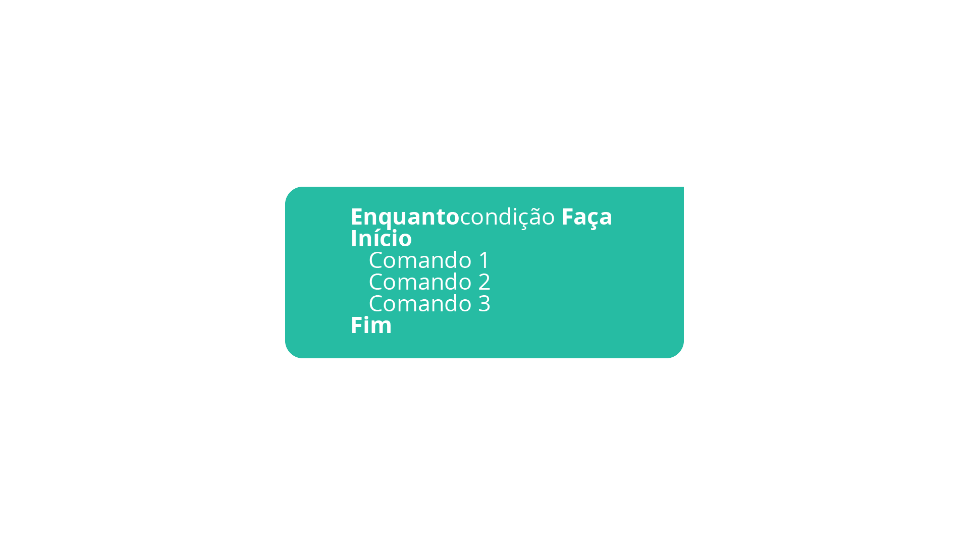 Figura 2.12 - Estrutura de Repetição com Teste no Início